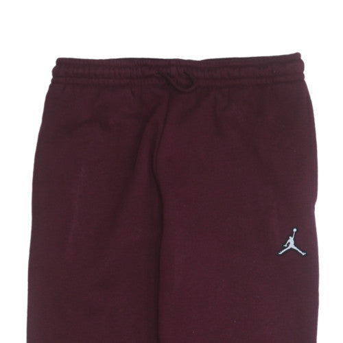 Jordan Boys Brown Fleece Sweatpants XL Elastic Waist Casual Trousers