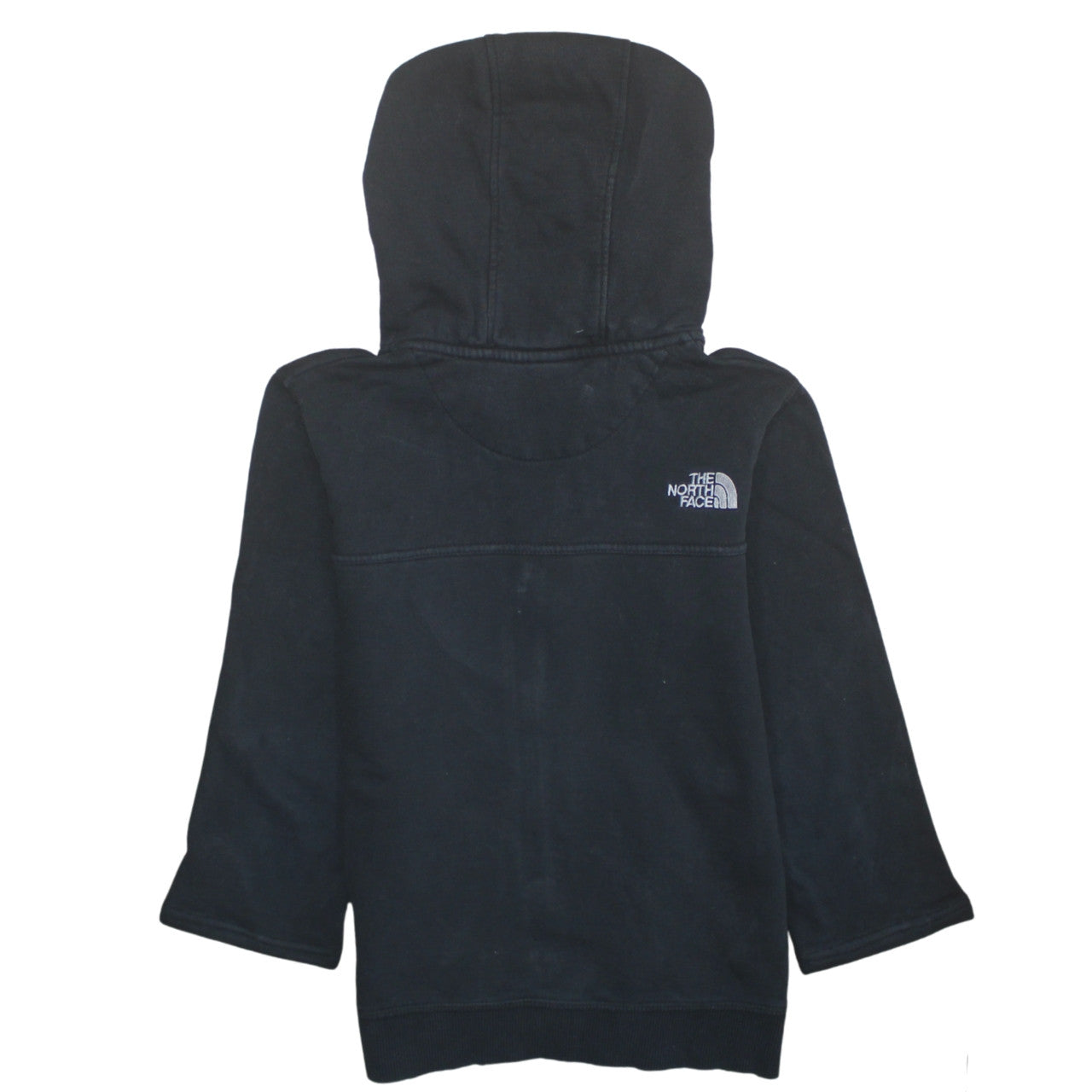 The North Face Boys Black Full Zip Hoodie L/G Cotton Blend Casual