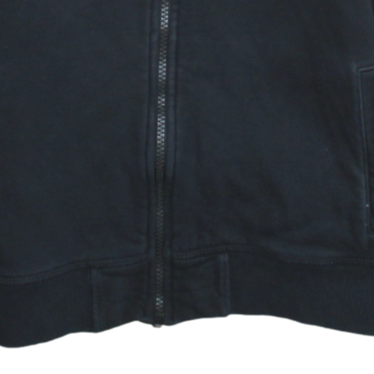The North Face Boys Black Full Zip Hoodie L/G Cotton Blend Casual