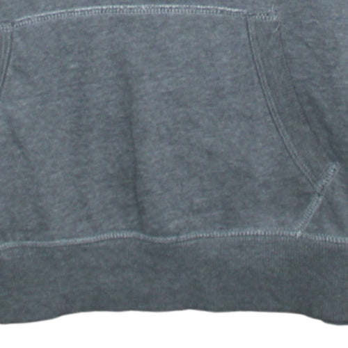 Superdry Men's Grey Pullover Hoodie Size M Classic Logo Sweatshirt
