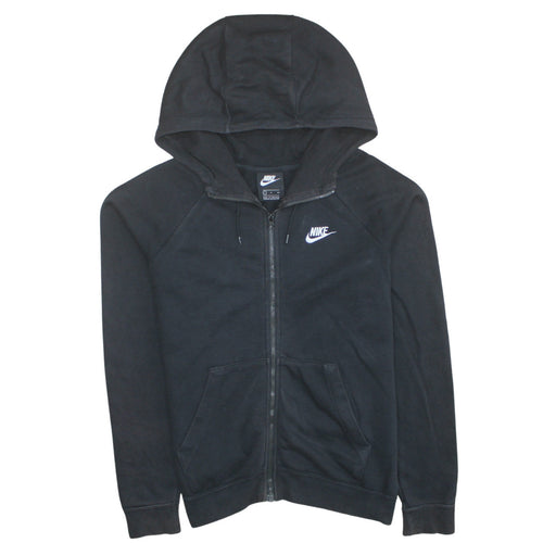 Nike Men's Black Full Zip Hoodie Size S Sportswear Fleece