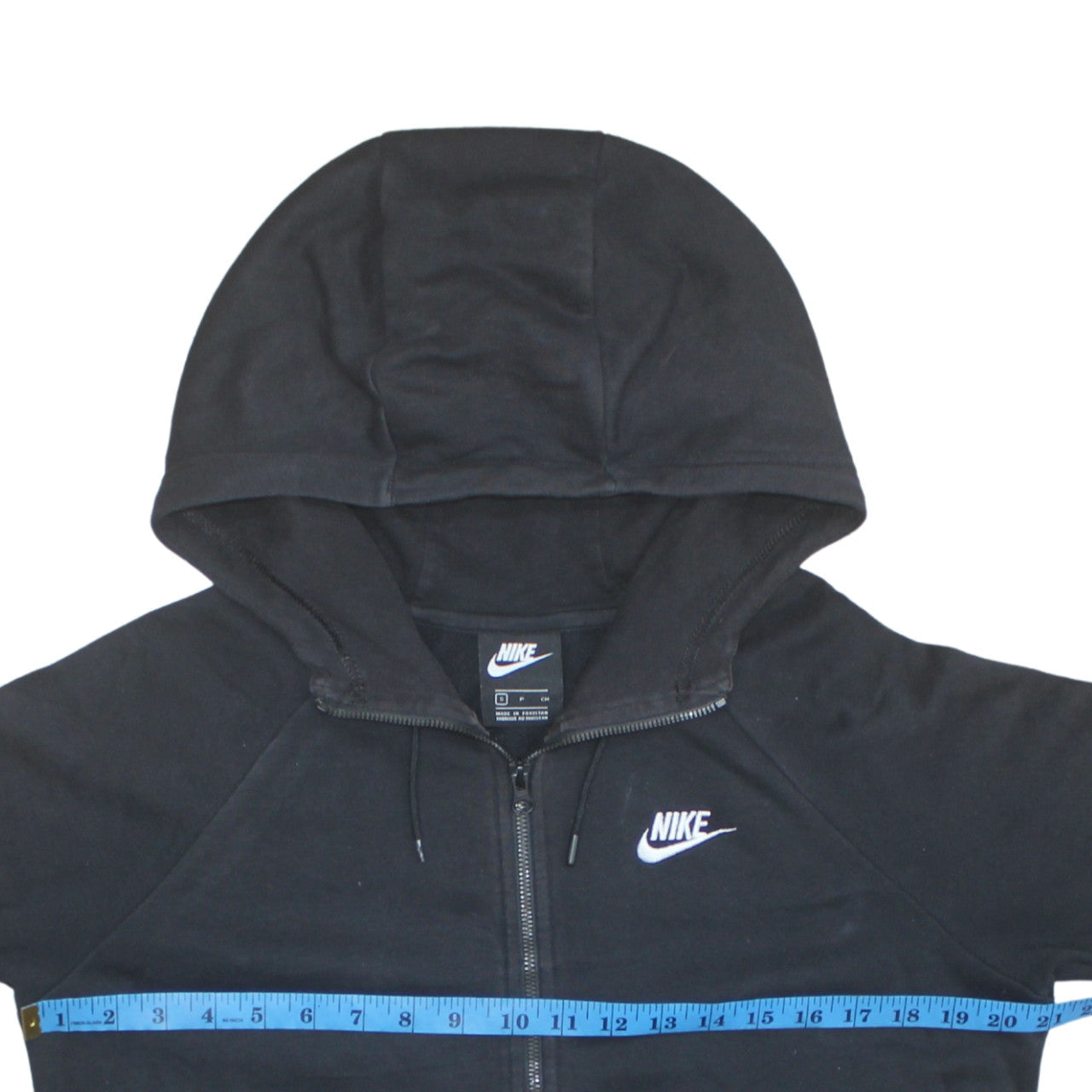 Nike Men's Black Full Zip Hoodie Size S Sportswear Fleece