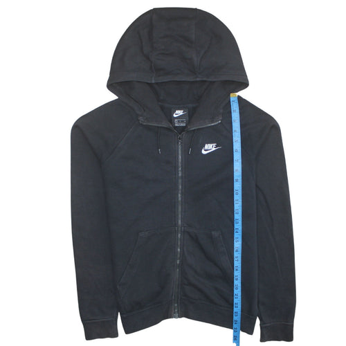 Nike Men's Black Full Zip Hoodie Size S Sportswear Fleece