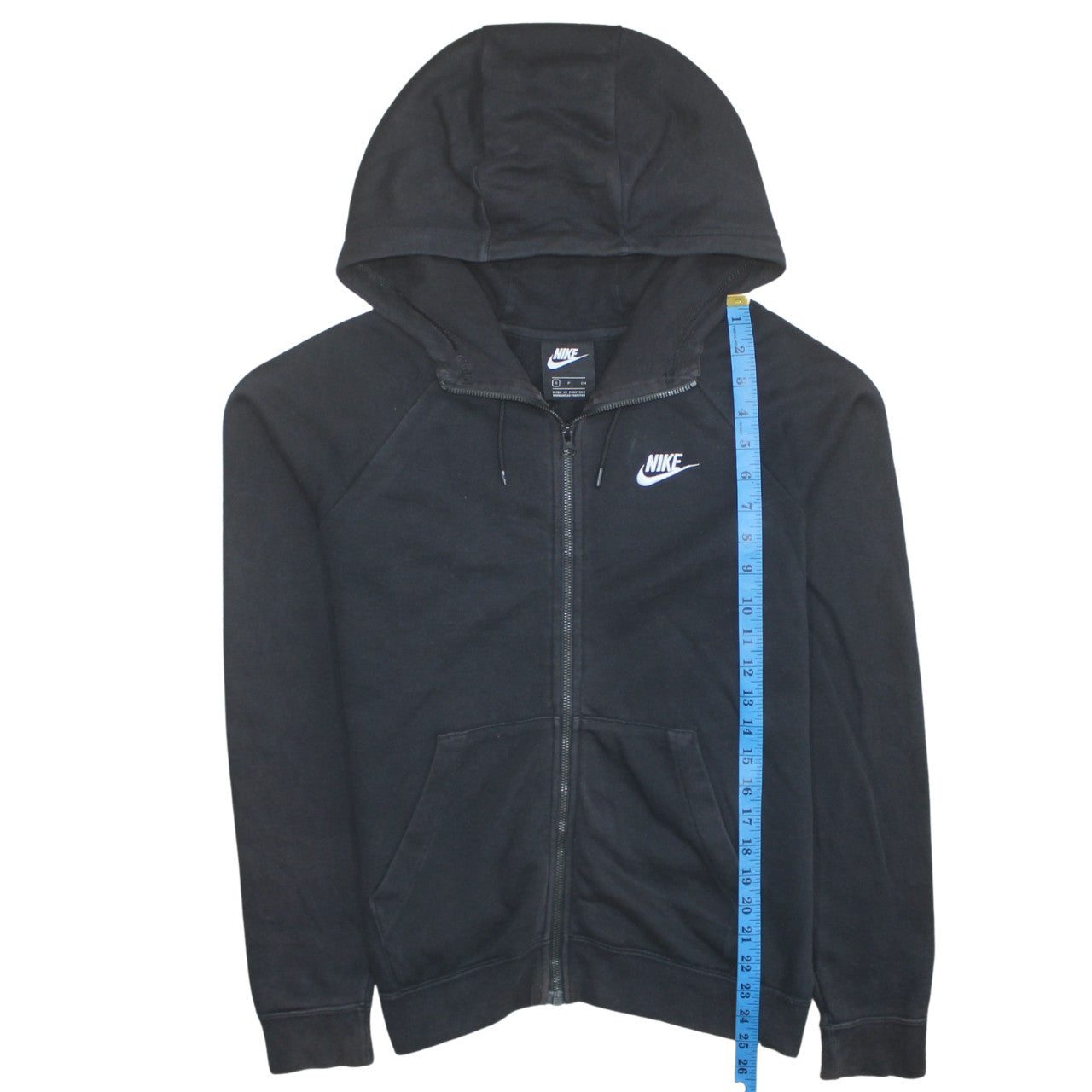 Nike Men's Black Full Zip Hoodie Size S Sportswear Fleece