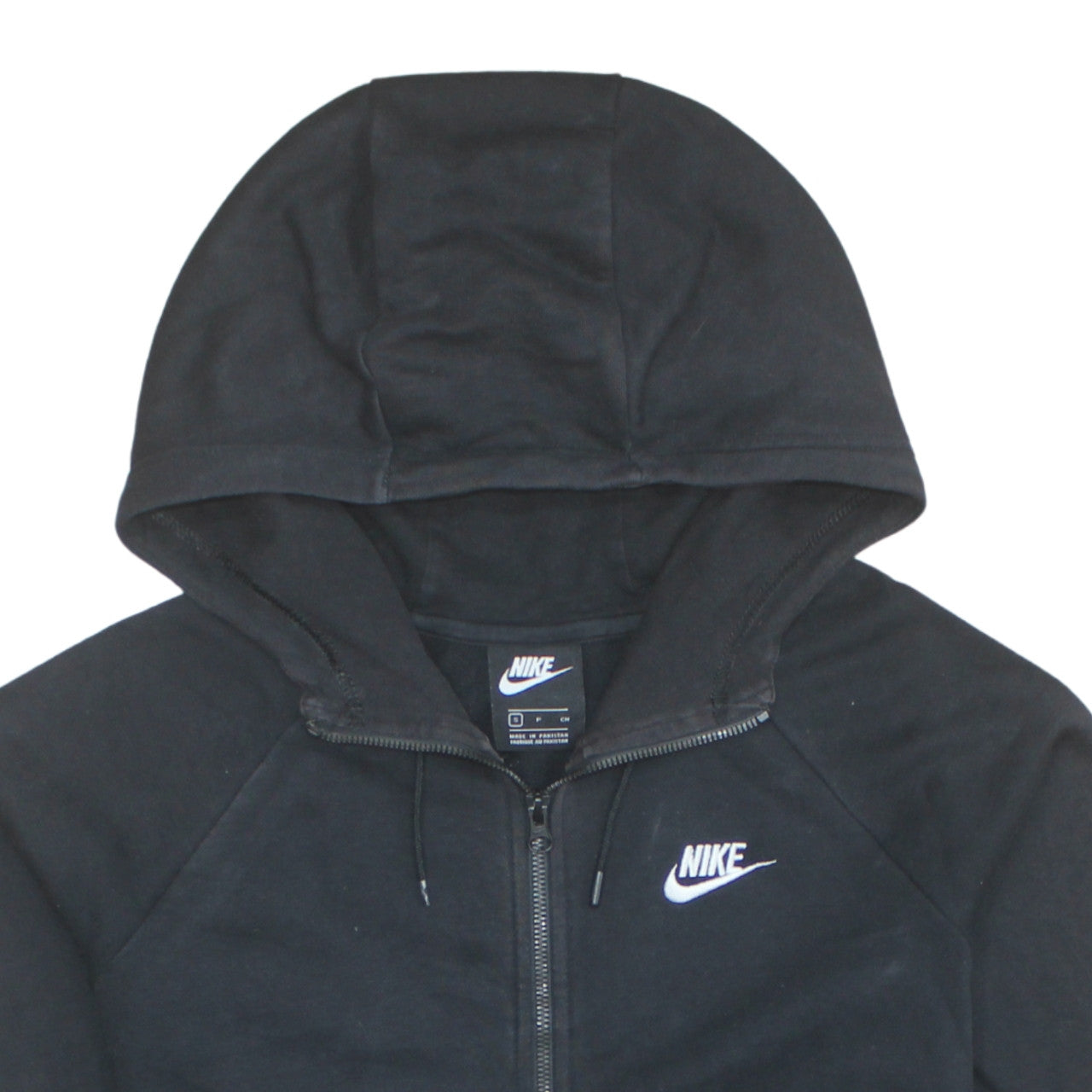 Nike Men's Black Full Zip Hoodie Size S Sportswear Fleece