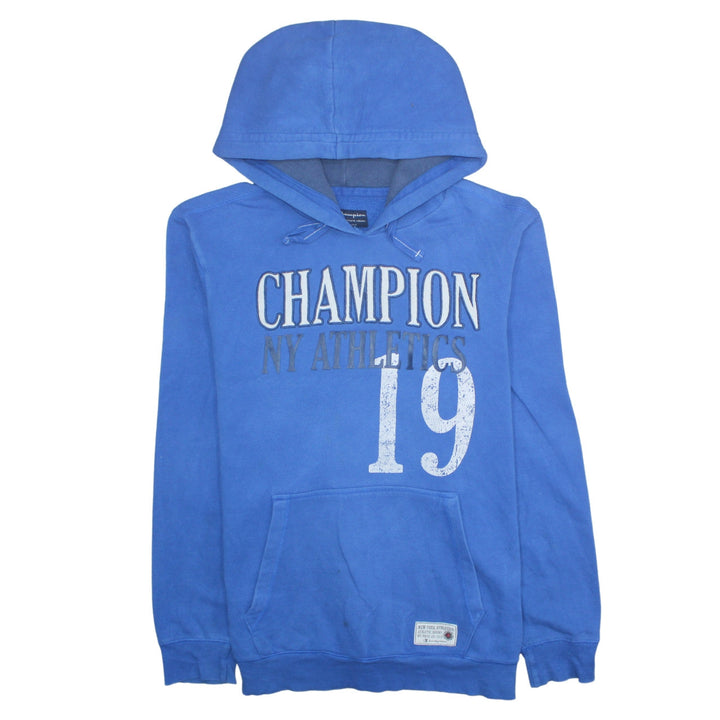 Champion Men's Blue Pullover Hoodie 2XL Athletic Fleece Sweatshirt