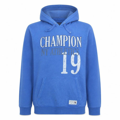 Champion Men's Blue Pullover Hoodie 2XL Athletic Fleece Sweatshirt