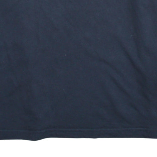 Champion Men's Black Long Sleeve Graphic Logo T-Shirt Size S