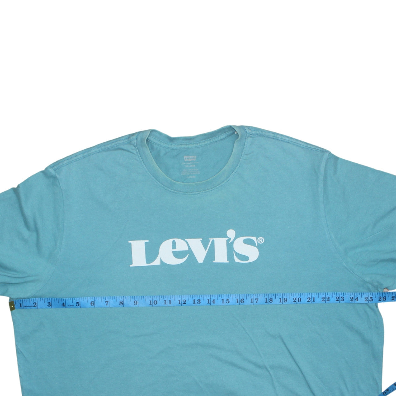 Levi's Men's Blue Relaxed Fit Graphic Logo Cotton T-Shirt XL
