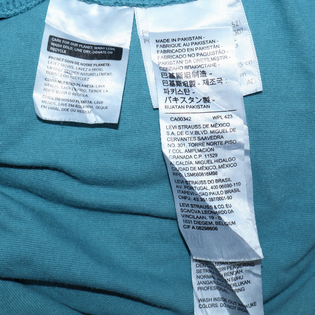 Levi's Men's Blue Relaxed Fit Graphic Logo Cotton T-Shirt XL