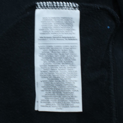 Nike Womens Black XS Pullover Hoodie with Logo Print