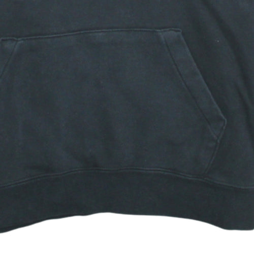 Nike Womens Black XS Pullover Hoodie with Logo Print