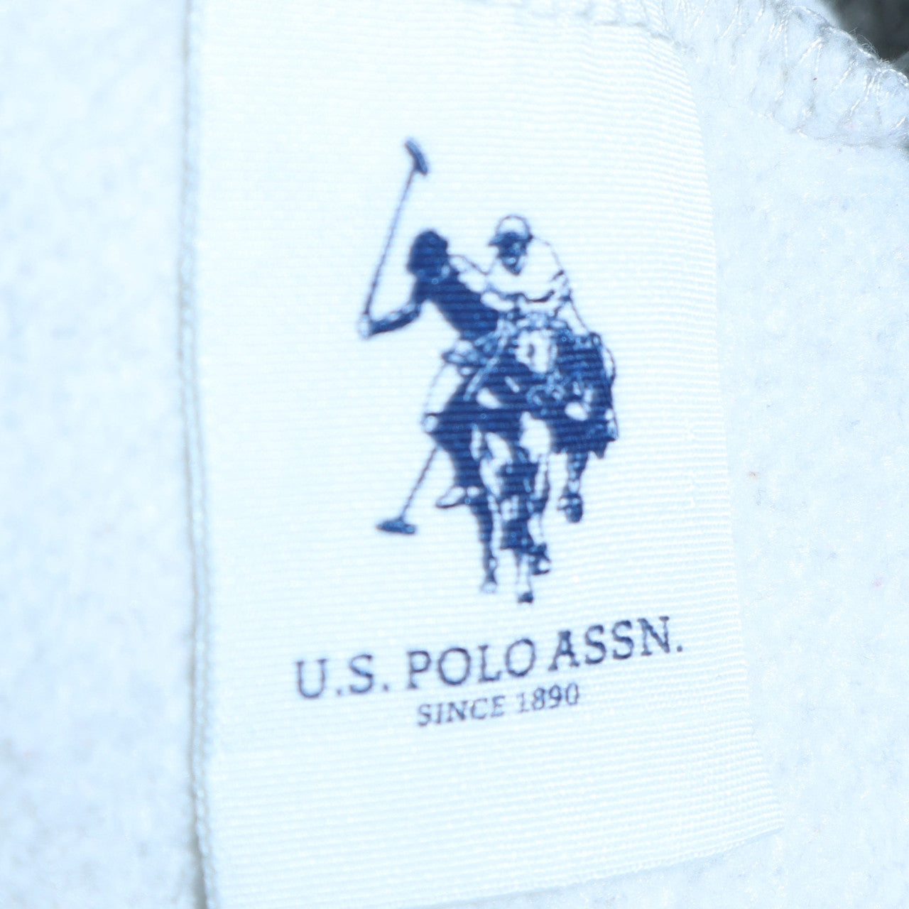U.S. Polo Assn. Men's Grey Full Zip Hoodie Size L Casual Fleece