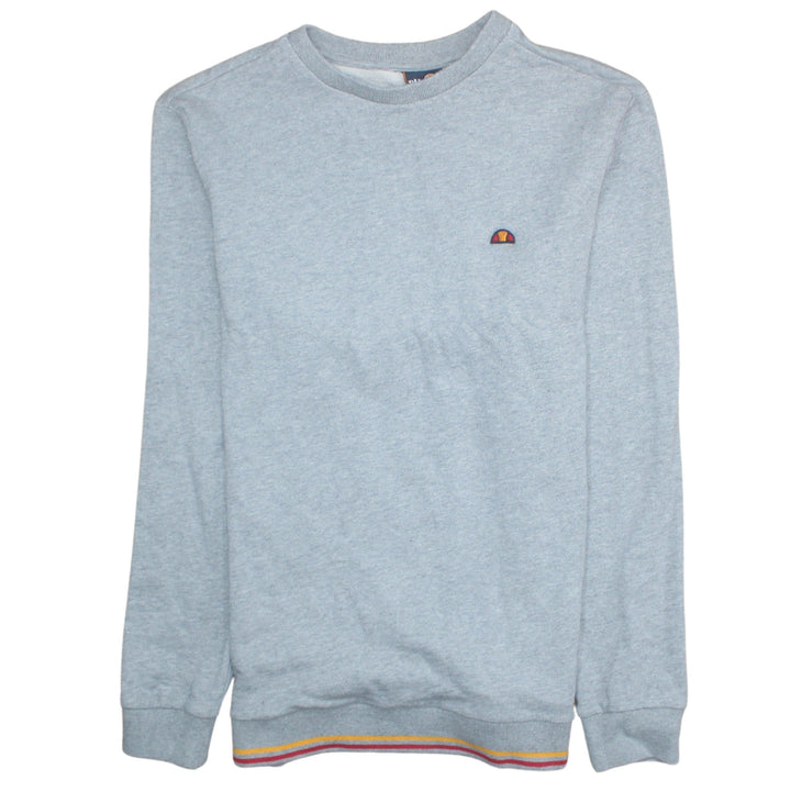 Ellesse Men's Grey Regular Fit Pullover Crew Neck Sweatshirt M
