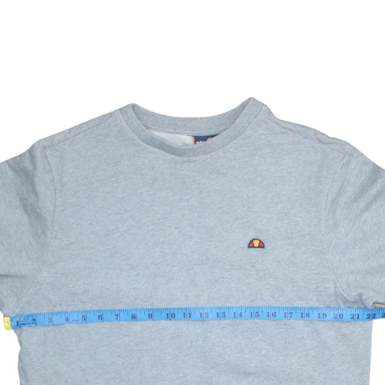 Ellesse Men's Grey Regular Fit Pullover Crew Neck Sweatshirt M