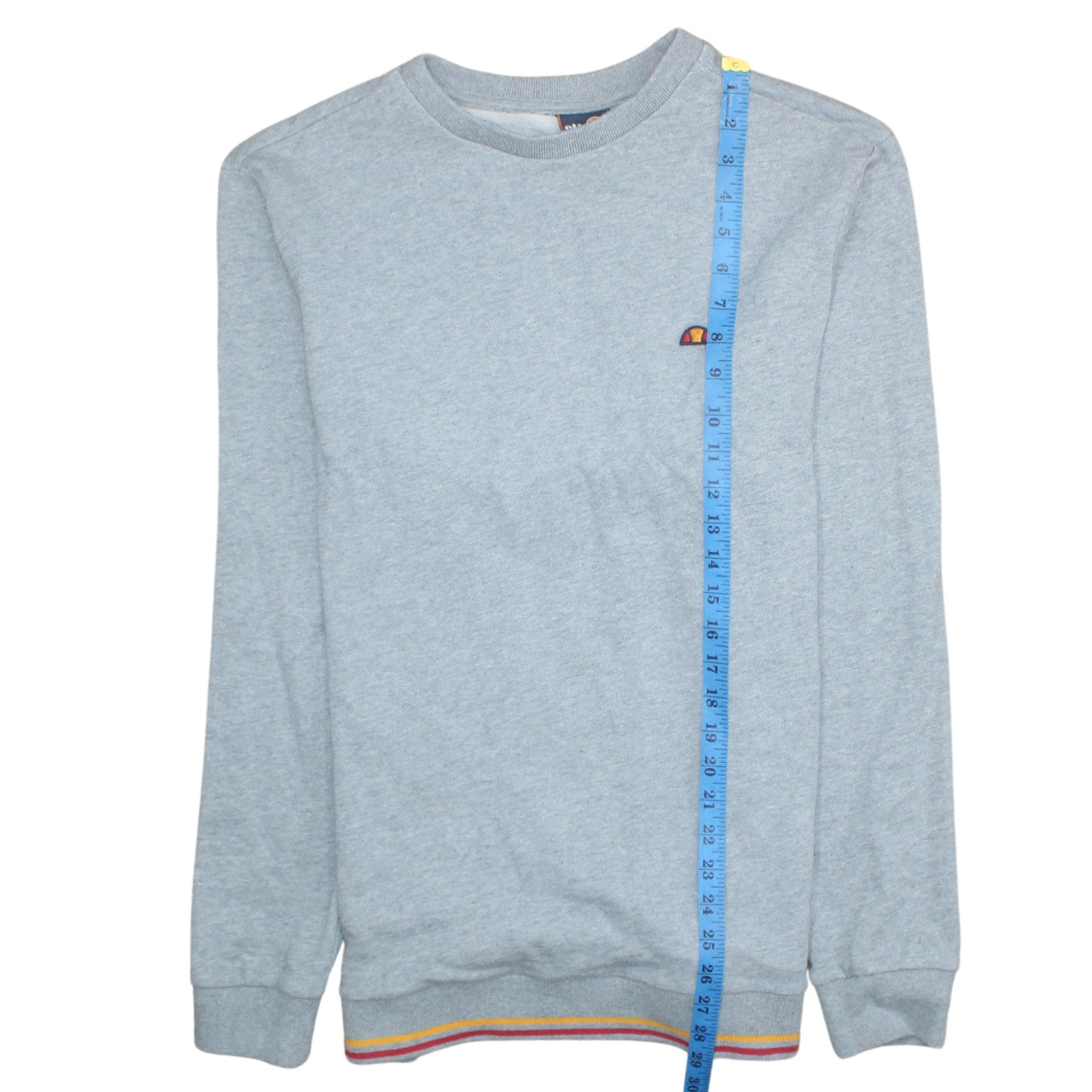 Ellesse Men's Grey Regular Fit Pullover Crew Neck Sweatshirt M