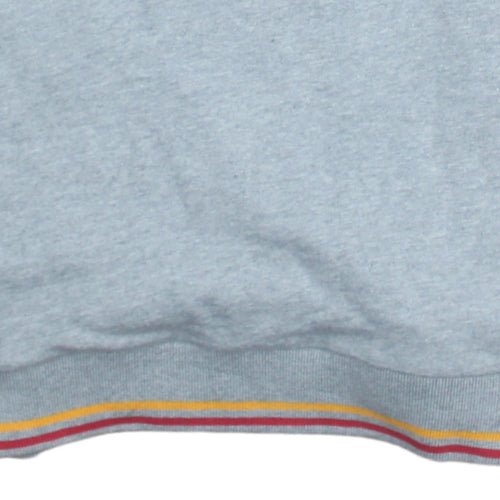 Ellesse Men's Grey Regular Fit Pullover Crew Neck Sweatshirt M
