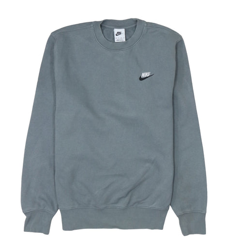 Nike Men's Grey Crew Neck Pullover Sweatshirt XS