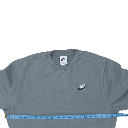 Nike Men's Grey Crew Neck Pullover Sweatshirt XS