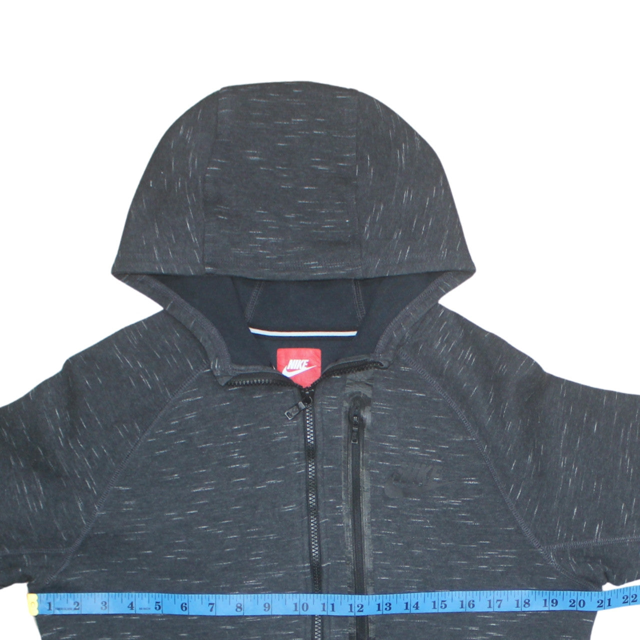 Nike Boys Black Full Zip Hoodie XL 13-15 Years Hooded Sweatshirt