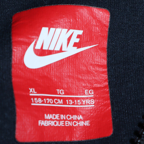 Nike Boys Black Full Zip Hoodie XL 13-15 Years Hooded Sweatshirt