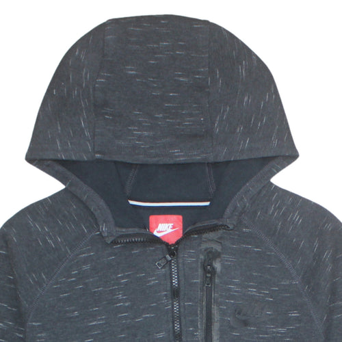 Nike Boys Black Full Zip Hoodie XL 13-15 Years Hooded Sweatshirt