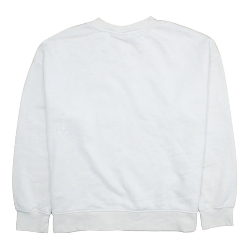 Disney Primark Women White Mickey Mouse Graphic Pullover Sweatshirt M 12/14