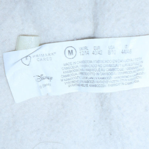 Disney Primark Women White Mickey Mouse Graphic Pullover Sweatshirt M 12/14