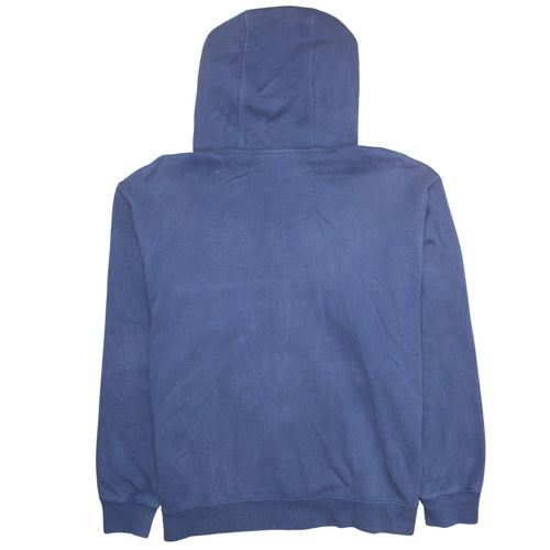 Nike Men's Blue Full Zip Hoodie XL Cotton Blend Sportswear