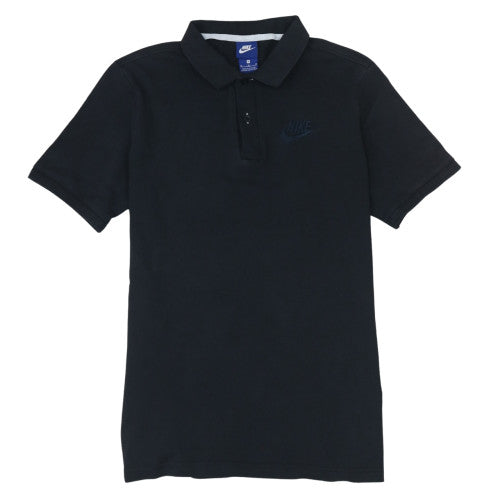 Nike Men's Black Polo Shirt M Regular Fit Cotton Sports Top