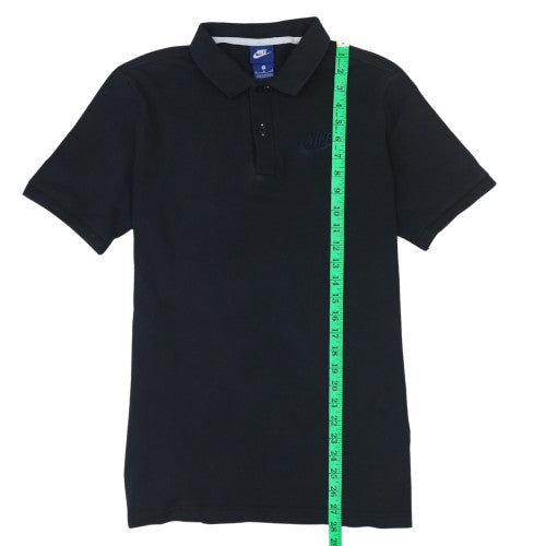 Nike Men's Black Polo Shirt M Regular Fit Cotton Sports Top