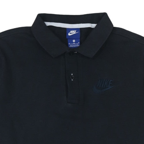 Nike Men's Black Polo Shirt M Regular Fit Cotton Sports Top