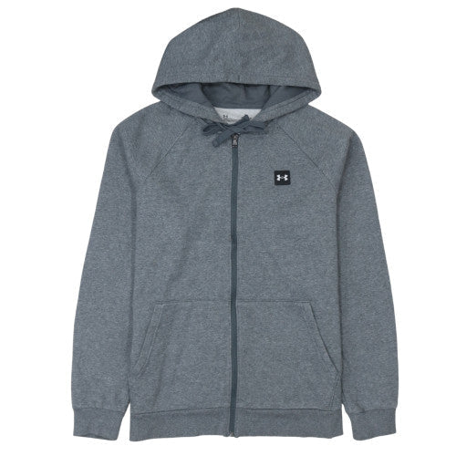 Under Armour Men's Grey Full Zip Hoodie Size M Loose Fit