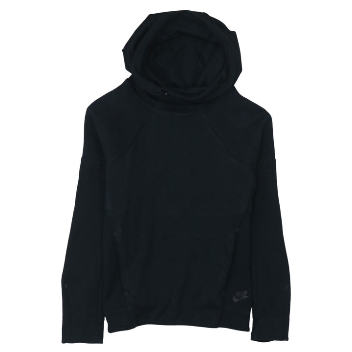 Nike Women's Black Pullover Hoodie Small Cotton Blend Sportswear