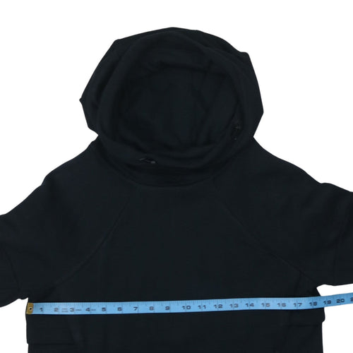 Nike Women's Black Pullover Hoodie Small Cotton Blend Sportswear