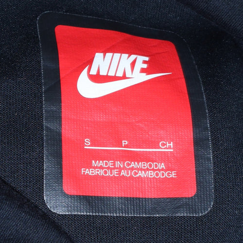 Nike Women's Black Pullover Hoodie Small Cotton Blend Sportswear