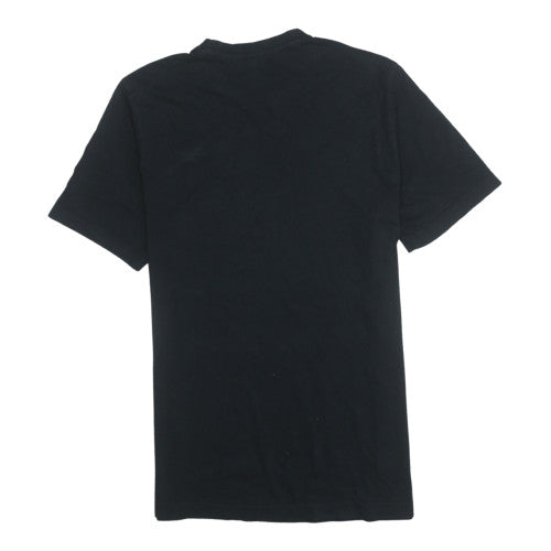 Reebok Men's Black Short Sleeve Crew Neck Cotton Sports T-Shirt M