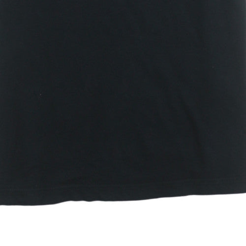 Reebok Men's Black Short Sleeve Crew Neck Cotton Sports T-Shirt M