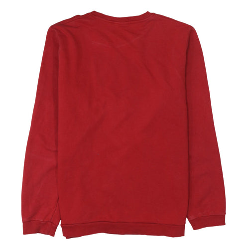 Coca-Cola Women Red XL Pullover Sweatshirt Crew Neck Long Sleeve