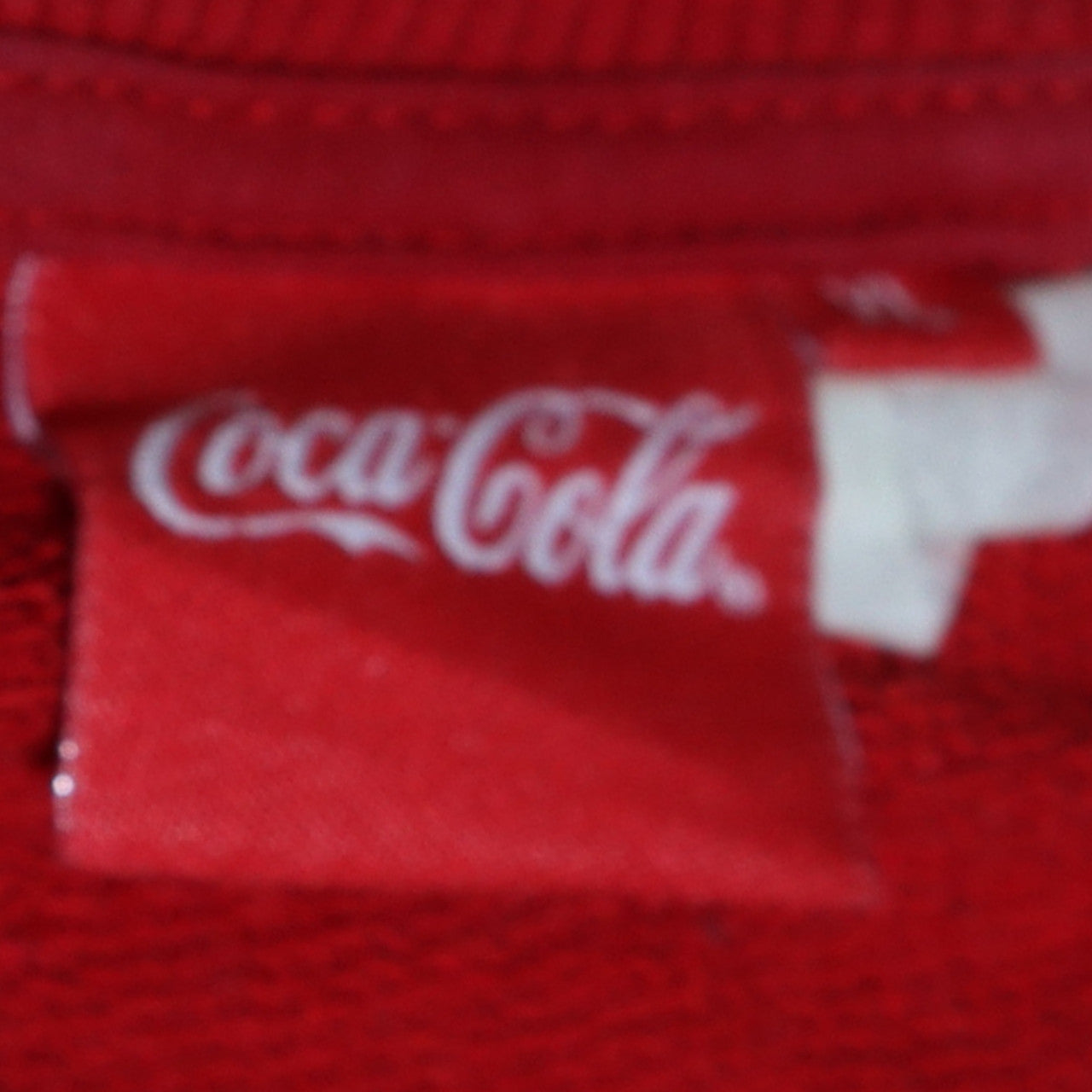 Coca-Cola Women Red XL Pullover Sweatshirt Crew Neck Long Sleeve