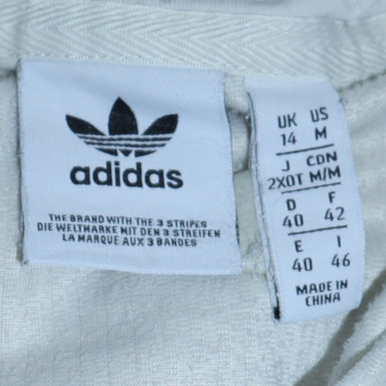 Adidas Women's Ivory Pullover Hoodie Size 14 Cotton Blend