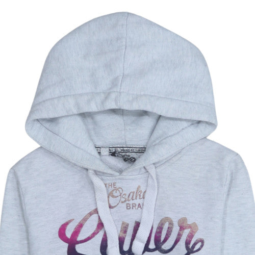 Superdry Women's Grey Ombre Pullover Hoodie Size S