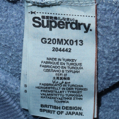Superdry Women's Grey Ombre Pullover Hoodie Size S