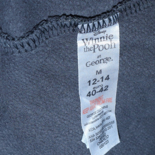George Women’s Charcoal Winnie the Pooh Sweatshirt M 12-14 Graphic Pullover