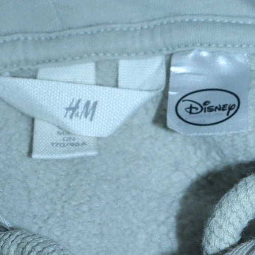 H&M Women Beige Disney Mickey Hoodie Size M Pullover Cotton Blend