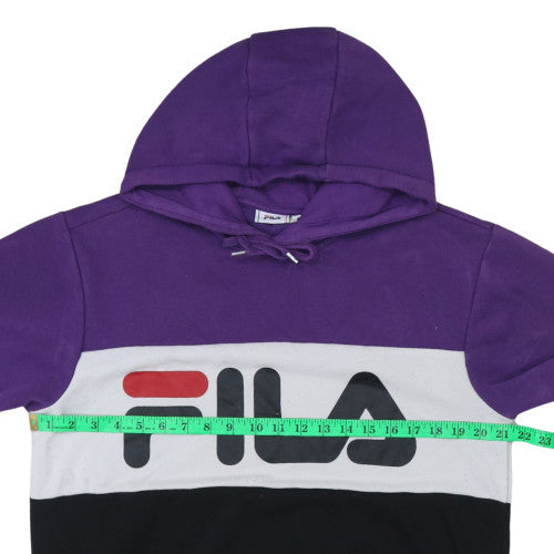 FILA Men's Multicoloured Pullover Hoodie M Graphic Sports Style