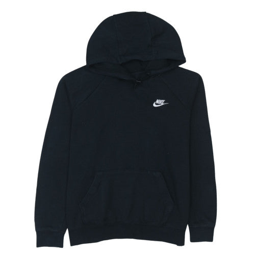 Nike Women's Black Pullover Hoodie M Cotton Blend Casual Sportswear