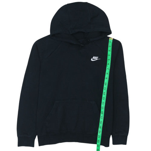Nike Women's Black Pullover Hoodie M Cotton Blend Casual Sportswear