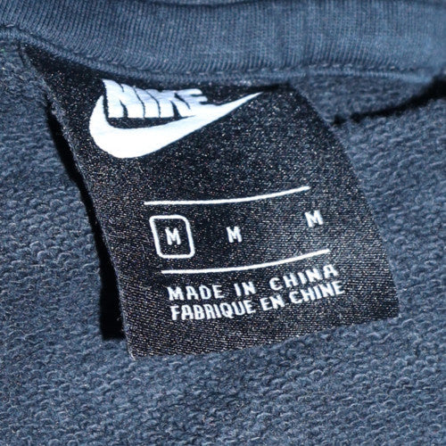 Nike Women's Black Pullover Hoodie M Cotton Blend Casual Sportswear
