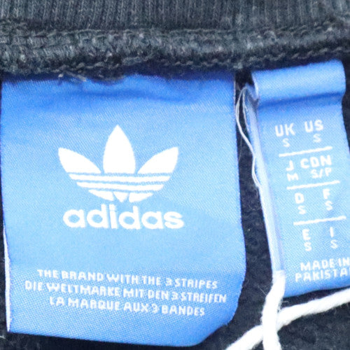 Adidas Mens Black S Sweatpants Jogger Trousers with White Stripes